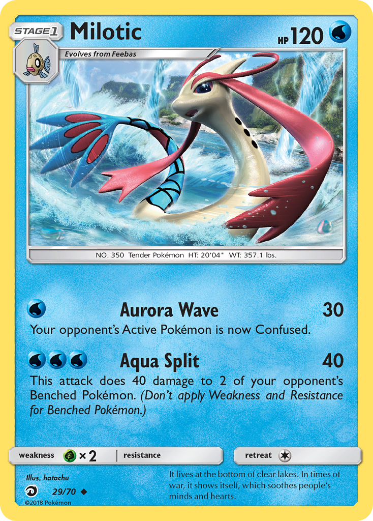 Dragon Majesty Holo Milotic #29/70